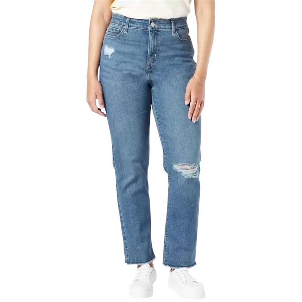 Denizen From Levi’s High-Rise Ankle Straight Jeans 8 W29